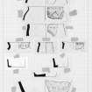 Composite publication drawings : figure 5 pottery - first phase, rims and bases.