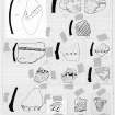 Composite publication drawings : figure 8 pottery - decoration.