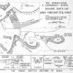 The Wheelhouse, A'Cheardach Bheag, Drimore, South Uist; early forecourt (?) and forge; plan and sketch sections.