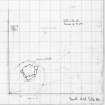 Excavation drawings : plan showing position of hearth, wheelhouse I.