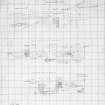 Excavation drawings : wheelhouse II - section - south side C3, section along north side C3, section on east side C3.