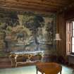1st floor, drawing room, view of tapestry on east wall