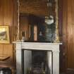 1st floor, drawing room, view of fireplace with over mirror