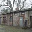 Rear courtyard, view of store rooms