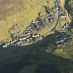 Oblique aerial view of Wanlockhead, looking E.