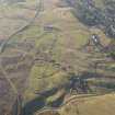 Oblique aerial view of Leadhills golf course and village, looking WSW.