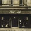 View of entrance on Chambers Street elevation to J and R Allan store, Edinburgh.