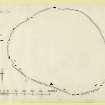 Publication drawing; stone circle, Pobuil Fhinn.