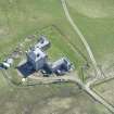 Oblique aerial view of Breachacha House on the Isle of Coll, looking ESE.
