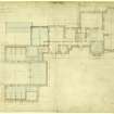 Plan of principal floor, New Inveraw (Ardanaiseig House).