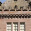 Gallery, detail of parapet with carved corbelling