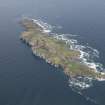 General oblique aerial view of the Isle of May, looking N.