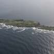 General oblique aerial view of the Isle of May, looking W.