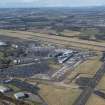 Oblique aerial view of Edinburgh Airport, looking SW.