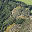 Oblique aerial view of Bealachnancorr chambered cairn, looking WSW.