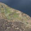 Oblique aerial view of Achlyness township, looking NNE.