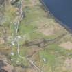 Oblique aerial view of Achlyness township, looking N.