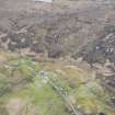 Oblique aerial view of Achlyness township, looking SW.