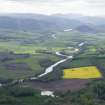 General oblique aerial view of Strath Conon from Brahan House to Tor Achilty, looking W.