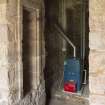 Durisdeer Parish Church. Session House. Ground floor. Hall. Detail of East doorway from West.