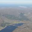 General oblique aerial view of Loch More with Strath Stack beyond, looking W.