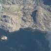 Oblique aerial view of a farmstead at Glencoul, looking NNE.