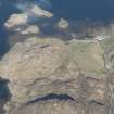 Oblique aerial view of a farmstead at Glencoul, looking NW.