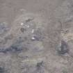 Oblique aerial view of Camas na Feithe Moire gun emplacement, looking E.