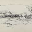 Sketch showing Innerleithen.