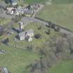 Oblique aerial view of St Maur's-Glencairn Parish Church, looking NNE.