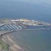Oblique aerial view of Troon Harbour, looking SW.