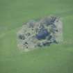 Oblique aerial view of Graigie Castle, looking SW.