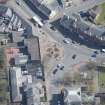 Oblique aerial view of Prestwick Market Cross, looking ENE.