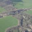 Oblique aerial view of Ballochmyle Railway Viaduct, looking NW.