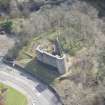 Oblique aerial view of Avondale Castle, looking SE.