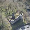 Oblique aerial view of Avondale Castle, looking S.