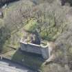 Oblique aerial view of Avondale Castle, looking SE.