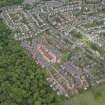 Oblique aerial view of Hillpark Estate, looking N.