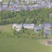 Oblique aerial view of Woodhall House, looking NW.