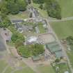 Oblique aerial view of The Drum Farm, looking NNW.