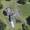 Oblique aerial view of The Drum Country House, looking ENE.
