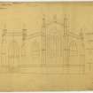 One of copy set of plans by William Burn: No 7-East Elevation
Signed and Dated "131 George Street   March 18th 1829"