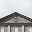 Royal Cornhill Hospital. South block. View of pediment on South East elevation.