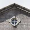 Royal Cornhill Hospital. South block. Detail of circular window on pediment.