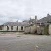 Royal Cornhill Hospital. North Block. General view of courtyard from North West.