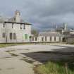 Royal Cornhill Hospital. North Block. View of courtyard from North West.