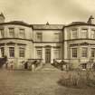 View of the rear facade, Canaan Lodge, Edinburgh.
