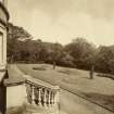 View of gardens seen from the house, Canaan Lodge, Edinburgh.
