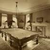 Interior view of billiard room, Canaan Lodge, Edinburgh.
