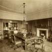 Interior view of dining room, Canaan Lodge, Edinburgh.
